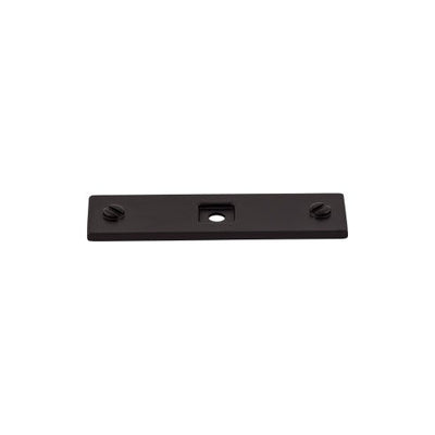 Top Knobs Channing Backplate 3" in Flat Black
