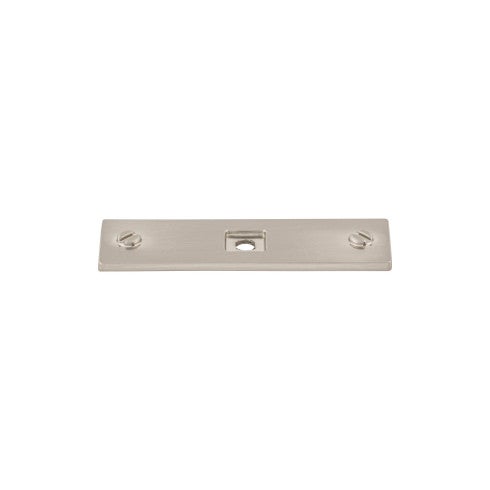 Top Knobs Channing Backplate 3" in Brushed Satin Nickel