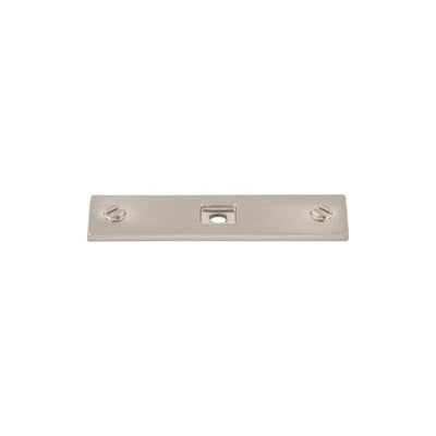 Top Knobs Channing Backplate 3" in Brushed Satin Nickel