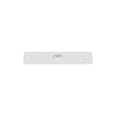 Top Knobs Channing Backplate 3" in Polished Chrome