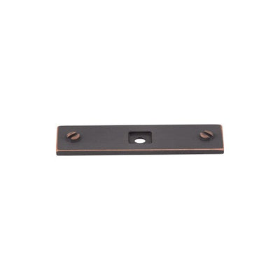 Top Knobs Channing Backplate 3" in Umbrio