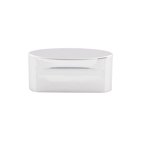 Top Knobs Oval Slot Knob 1 1/2" c-c in Polished Chrome