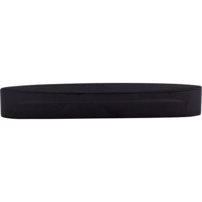 Top Knobs Oval Long Slot Pull 5" c-c in Flat Black