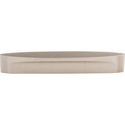 Top Knobs Oval Long Slot Pull 5" c-c in Brushed Satin Nickel