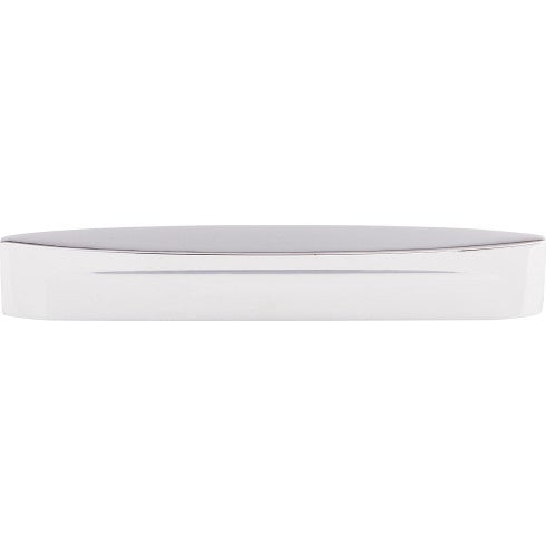 Top Knobs Oval Long Slot Pull 5" c-c in Polished Chrome