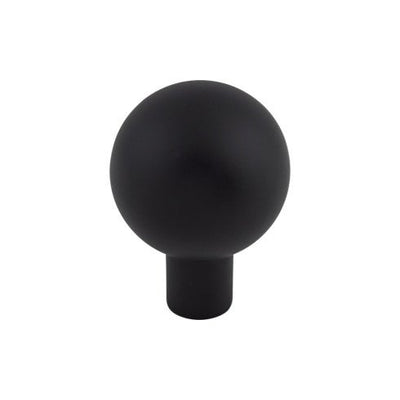 Top Knobs Brookline Knob 1" in Flat Black