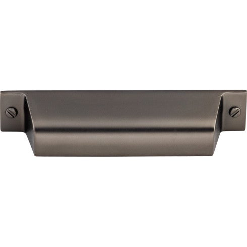 Top Knobs Channing Cup Pull 3 3/4" c-c in Ash Gray