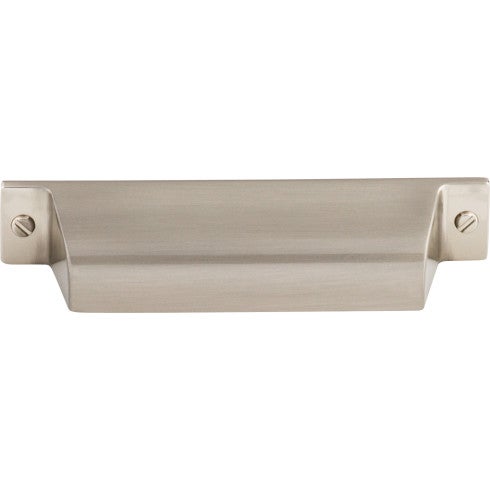 Top Knobs Channing Cup Pull 3 3/4" c-c in Brushed Satin Nickel
