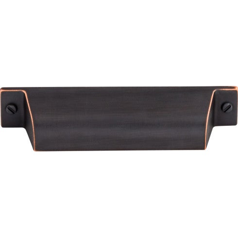 Top Knobs Channing Cup Pull 3 3/4" c-c in Umbrio