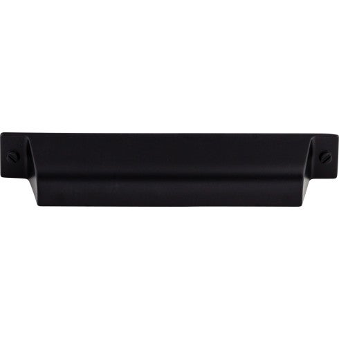 Top Knobs Channing Cup Pull 5" c-c in Flat Black