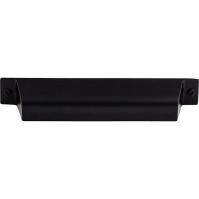 Top Knobs Channing Cup Pull 5" c-c in Flat Black