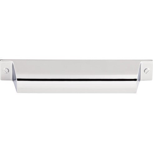 Top Knobs Channing Cup Pull 5" c-c in Polished Chrome