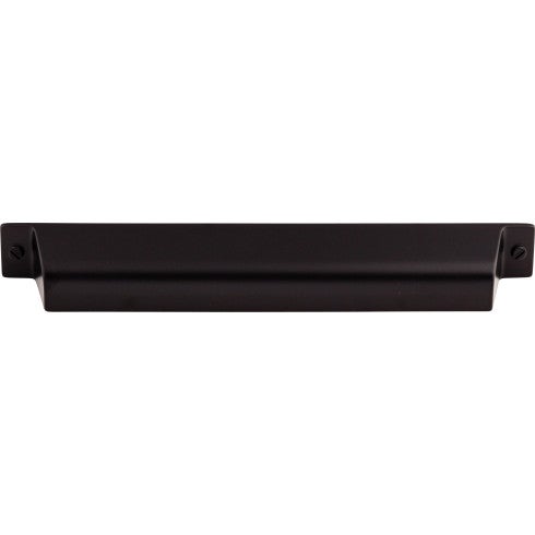 Top Knobs Channing Cup Pull 7" c-c in Flat Black