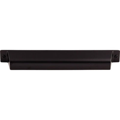 Top Knobs Channing Cup Pull 7" c-c in Flat Black