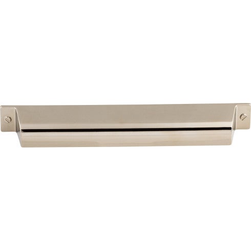 Top Knobs Channing Cup Pull 7" c-c in Polished Nickel