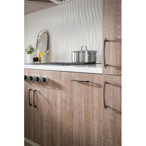Top Knobs Edgewater Pull 5 1/16" c-c in Brushed Satin Nickel