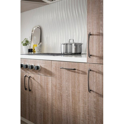 Top Knobs Edgewater Pull 5 1/16" c-c in Brushed Satin Nickel
