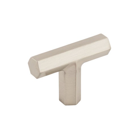 Top Knobs Lydia T Shape Knob 1 3/4" in Brushed Satin Nickel