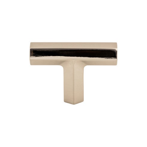Top Knobs Lydia T Shape Knob 1 3/4" in Polished Nickel