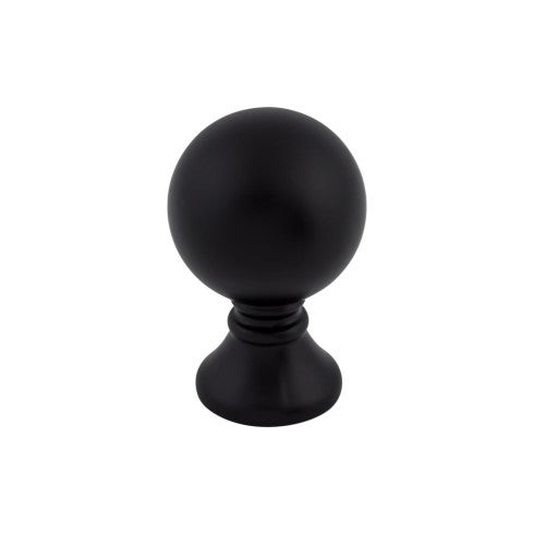 Top Knobs Kara Knob 1" in Flat Black