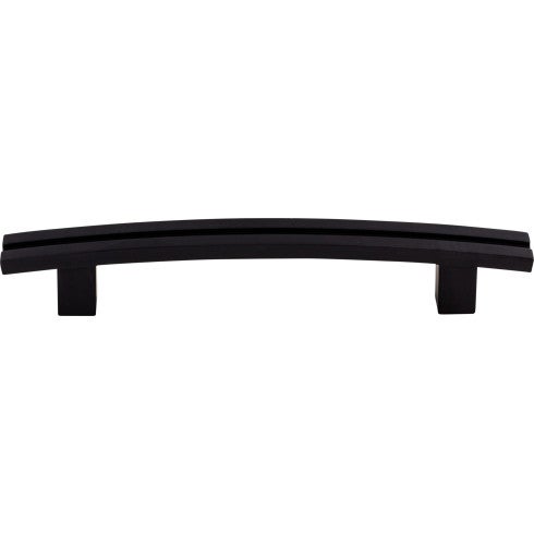 Top Knobs Inset Rail Pull 5" c-c in Flat Black