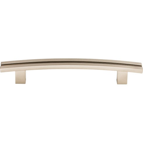 Top Knobs Inset Rail Pull 5" c-c in Brushed Satin Nickel