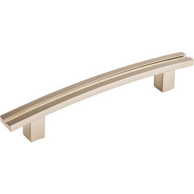 Top Knobs Inset Rail Pull 5" c-c in Brushed Satin Nickel