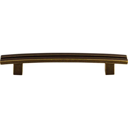 Top Knobs Inset Rail Pull 5" c-c in German Bronze