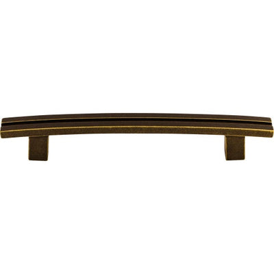 Top Knobs Inset Rail Pull 5" c-c in German Bronze