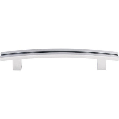 Top Knobs Inset Rail Pull 5" c-c in Polished Chrome