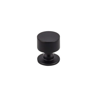 Top Knobs Lily Knob 1 1/8" in Flat Black