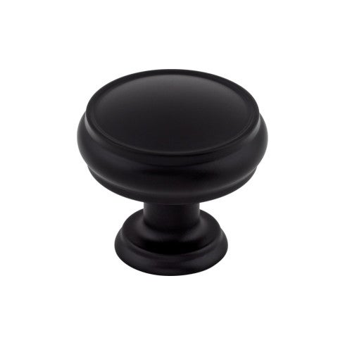 Top Knobs Eden Knob 1 3/8" in Flat Black