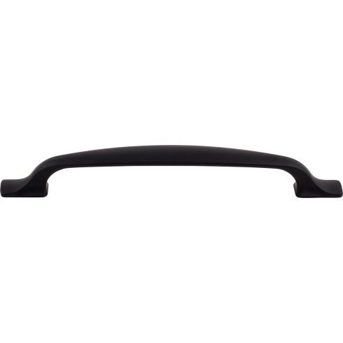Top Knobs Torbay Pull 6 5/16" c-c in Flat Black