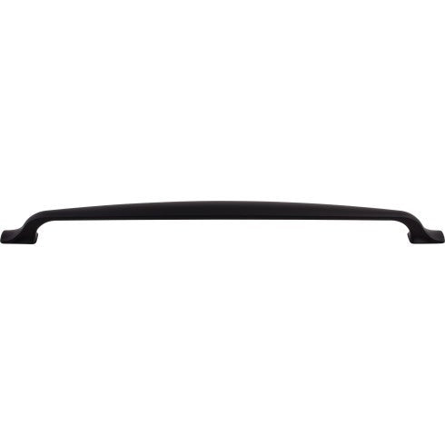 Top Knobs Torbay Pull 12" c-c in Flat Black