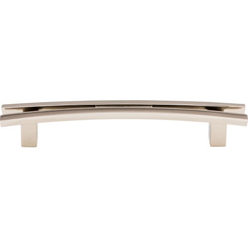 Top Knobs Flared Pull 5" c-c in Polished Nickel
