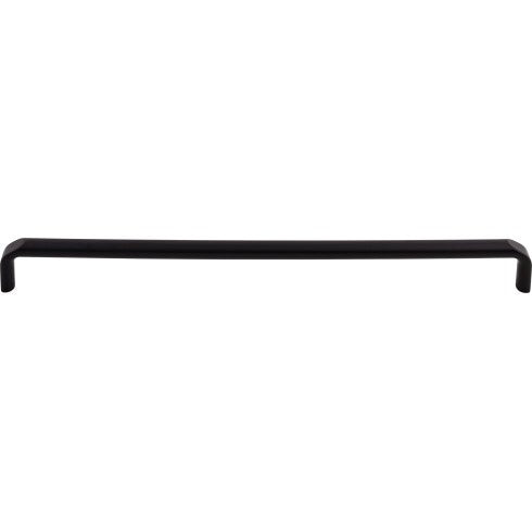 Top Knobs Exeter Pull 12" c-c in Flat Black