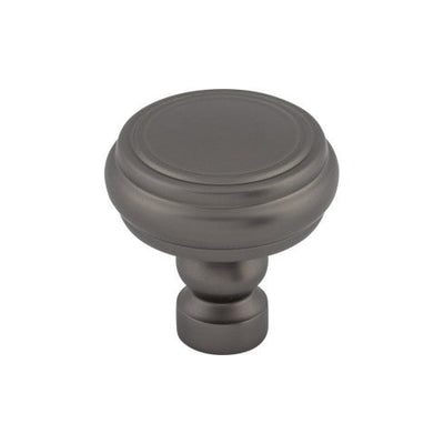 Top Knobs Brixton Rimmed Knob 1 1/4" in Ash Gray
