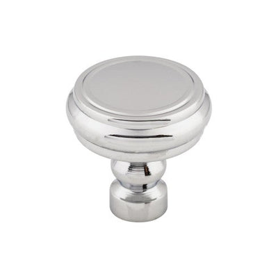 Top Knobs Brixton Rimmed Knob 1 1/4" in Polished Chrome