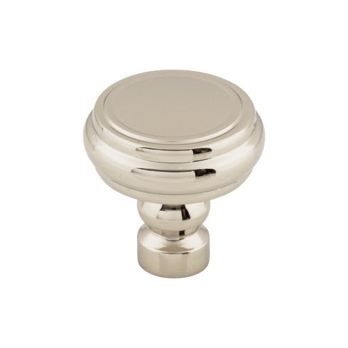 Top Knobs Brixton Rimmed Knob 1 1/4" in Polished Nickel