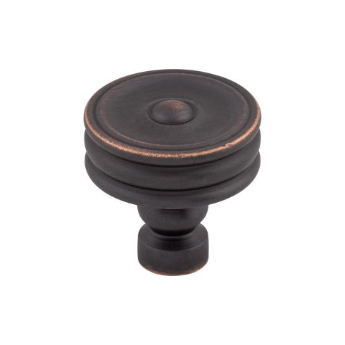 Top Knobs Brixton Ridged Knob 1 1/4" in Umbrio