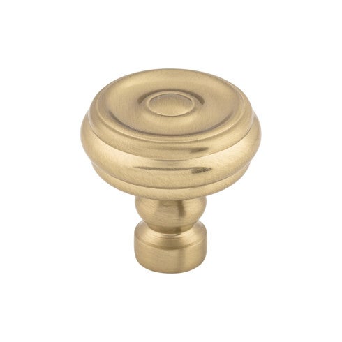 Top Knobs Brixton Button Knob 1 1/4" in Honey Bronze