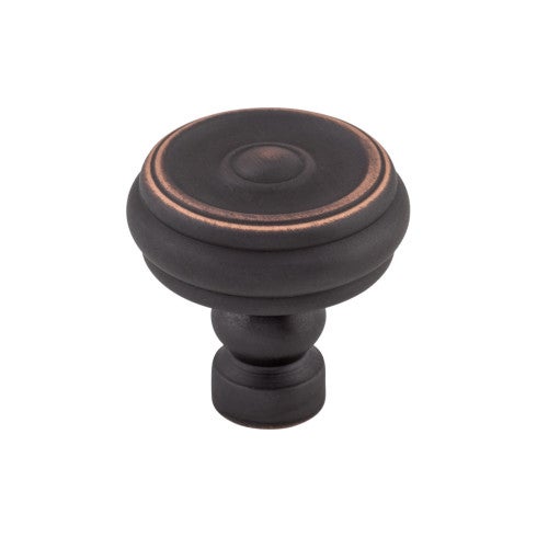 Top Knobs Brixton Button Knob 1 1/4" in Umbrio