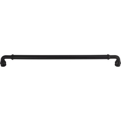 Top Knobs Brixton Pull 18" c-c Appliance Pull in Flat Black
