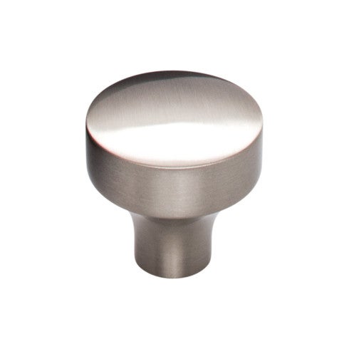 Top Knobs Kinney Knob 1 1/8" in Brushed Satin Nickel