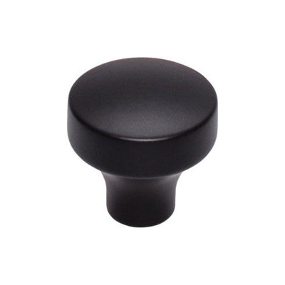 Top Knobs Kinney Knob 1 1/4" in Flat Black