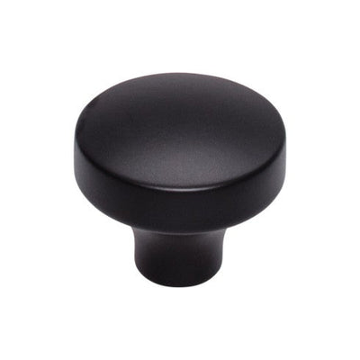 Top Knobs Kinney Knob 1 1/2" in Flat Black