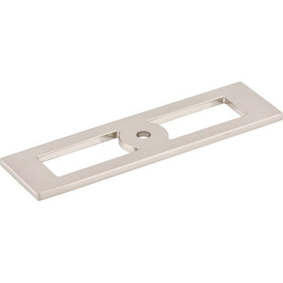 Top Knobs Hollin Knob Backplate 3 3/4" in Brushed Satin Nickel