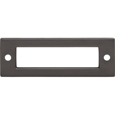 Top Knobs Hollin Backplate 3" c-c in Ash Gray