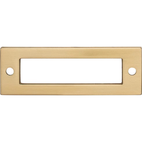 Top Knobs Hollin Backplate 3" c-c in Honey Bronze