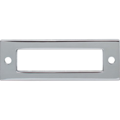 Top Knobs Hollin Backplate 3" c-c in Polished Chrome